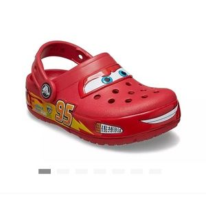NWT Lightning McQueen Crocs
